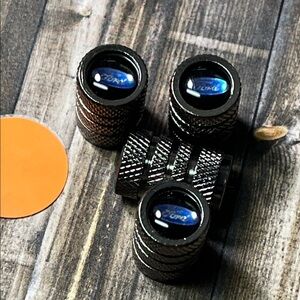 5for$10 Dark Silver Ford Tire Stem Valve Caps Car And Tire Accessories